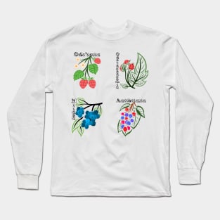 Ojibwe Berries 01 Long Sleeve T-Shirt